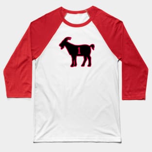 CHI GOAT - 1 - Red Baseball T-Shirt